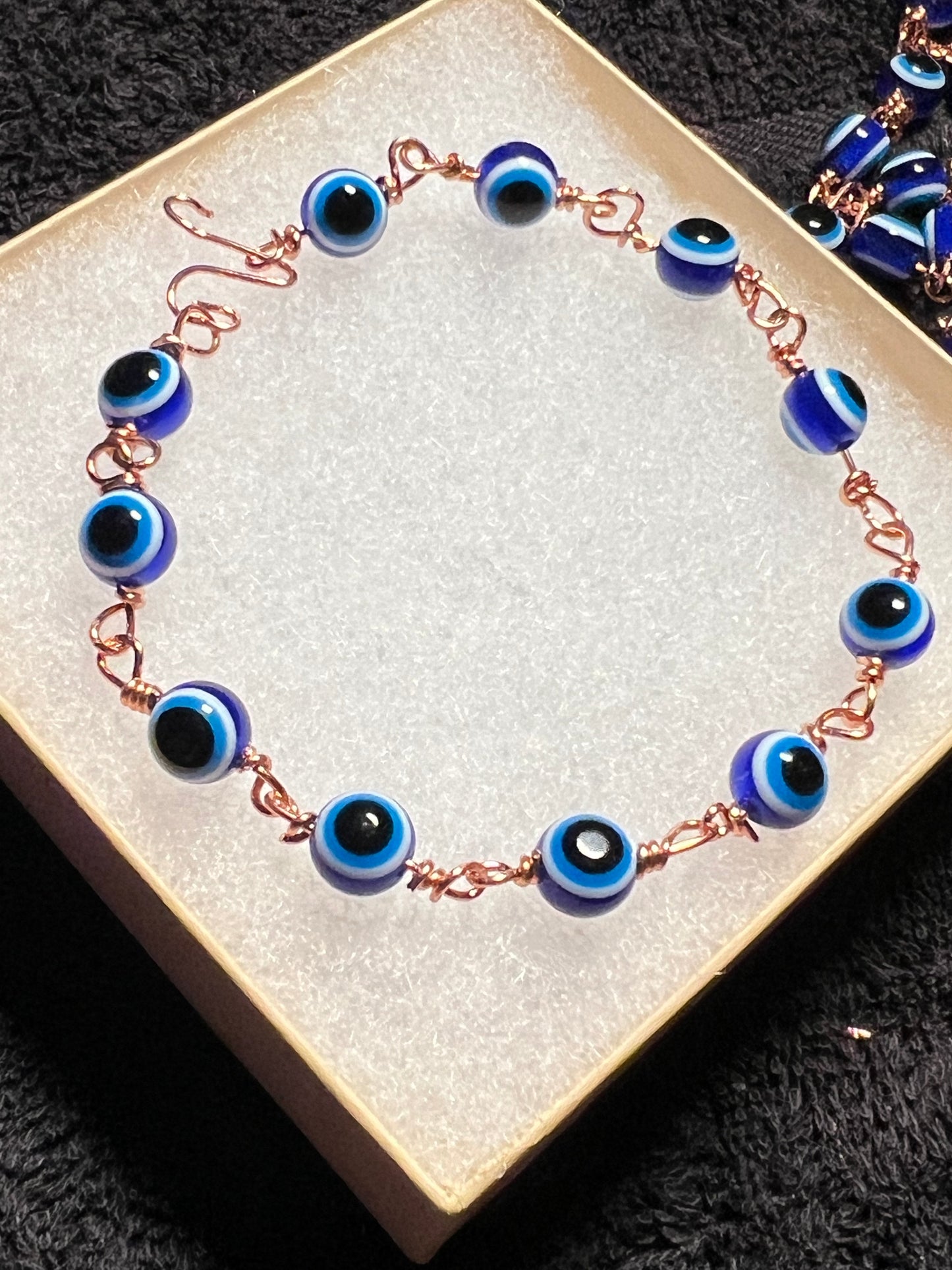 Copper Evil-Eye Bracelet