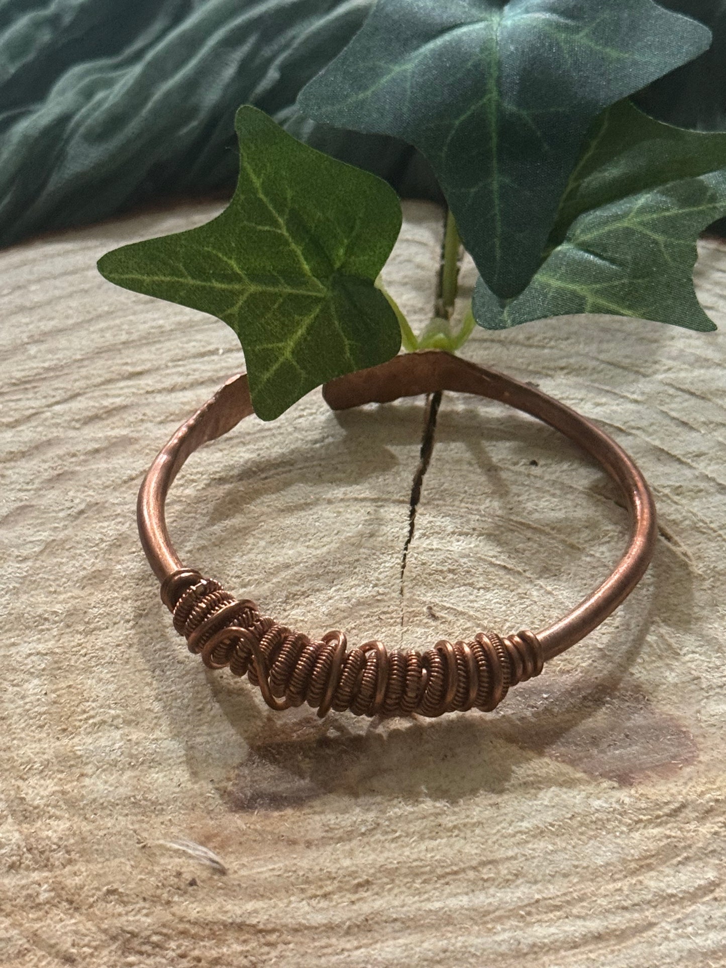 Copper bangle (heavy)