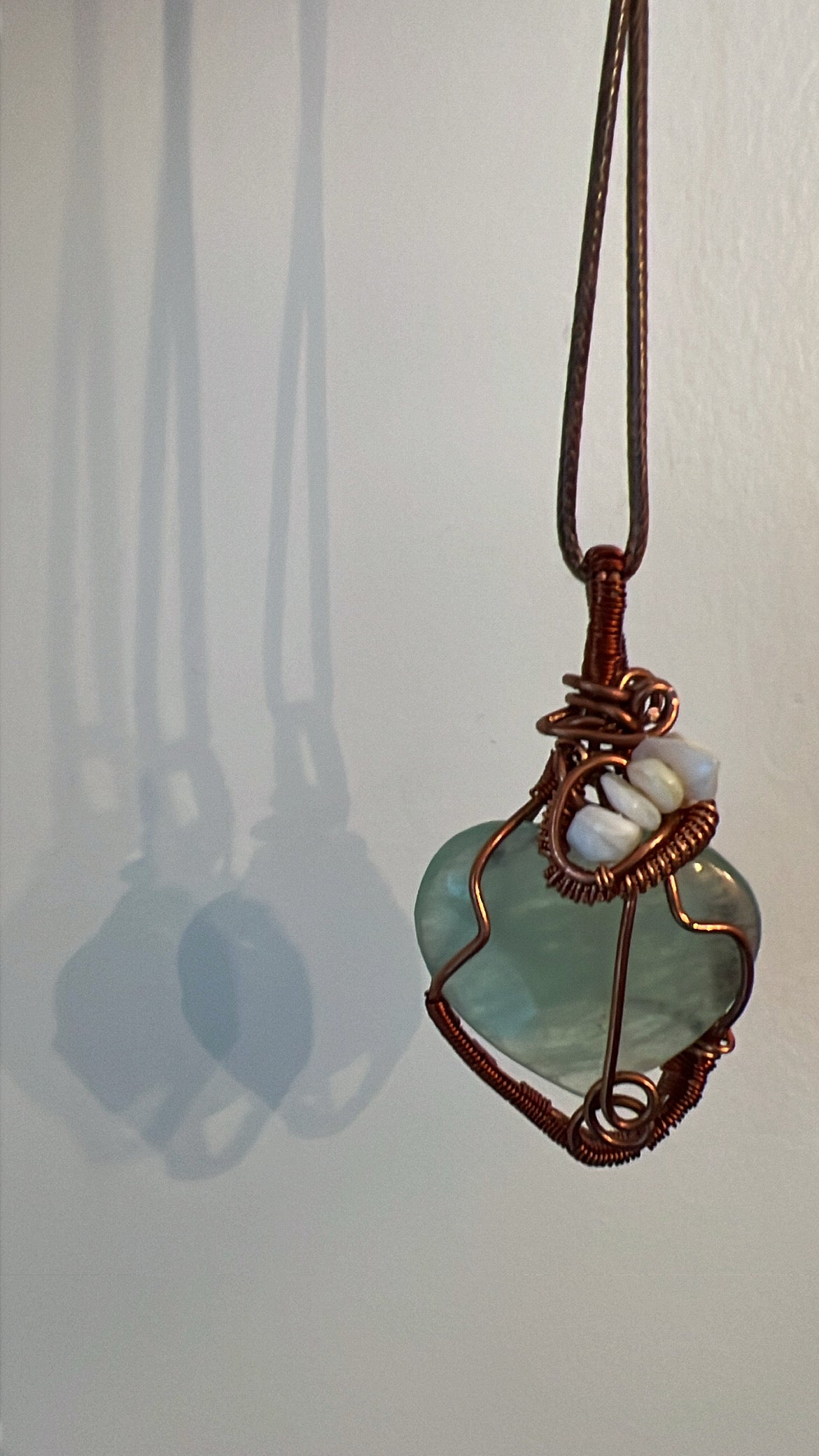 Fluorite Heart Pendant