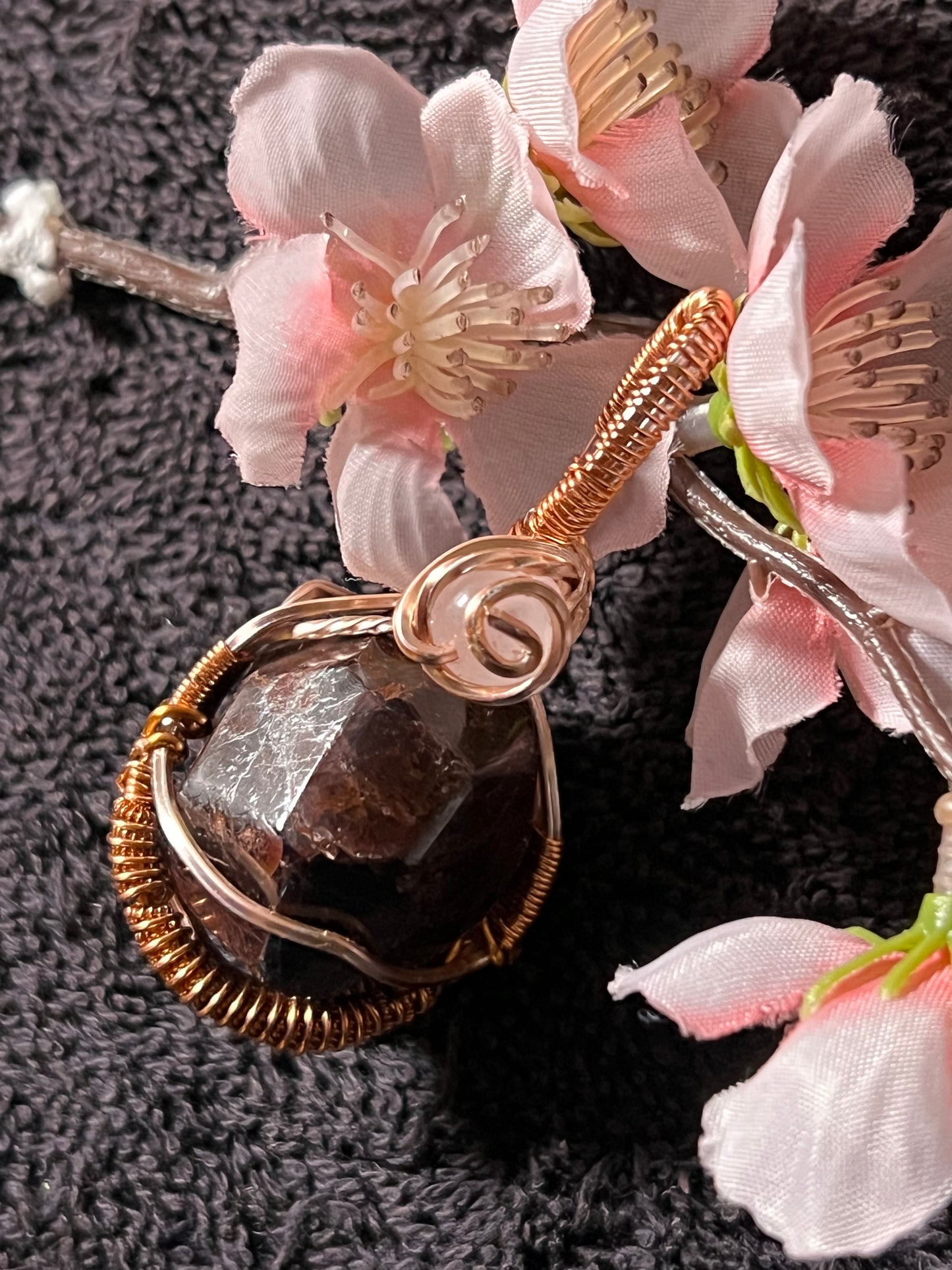 Garnet and Rose Quartz