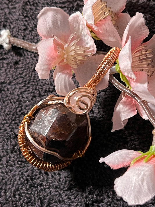 Garnet and Rose Quartz