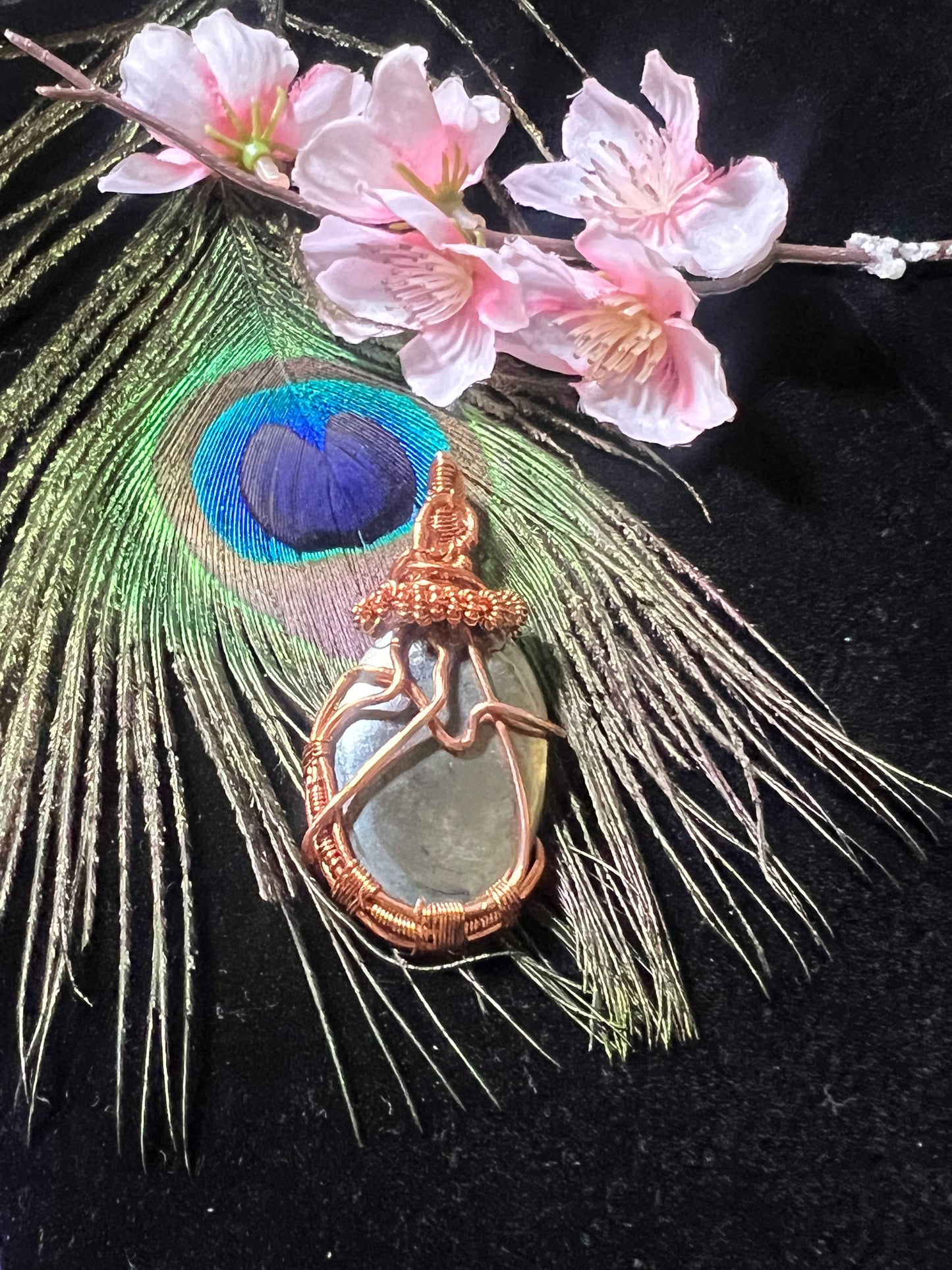 Polished Pyrite Pendant