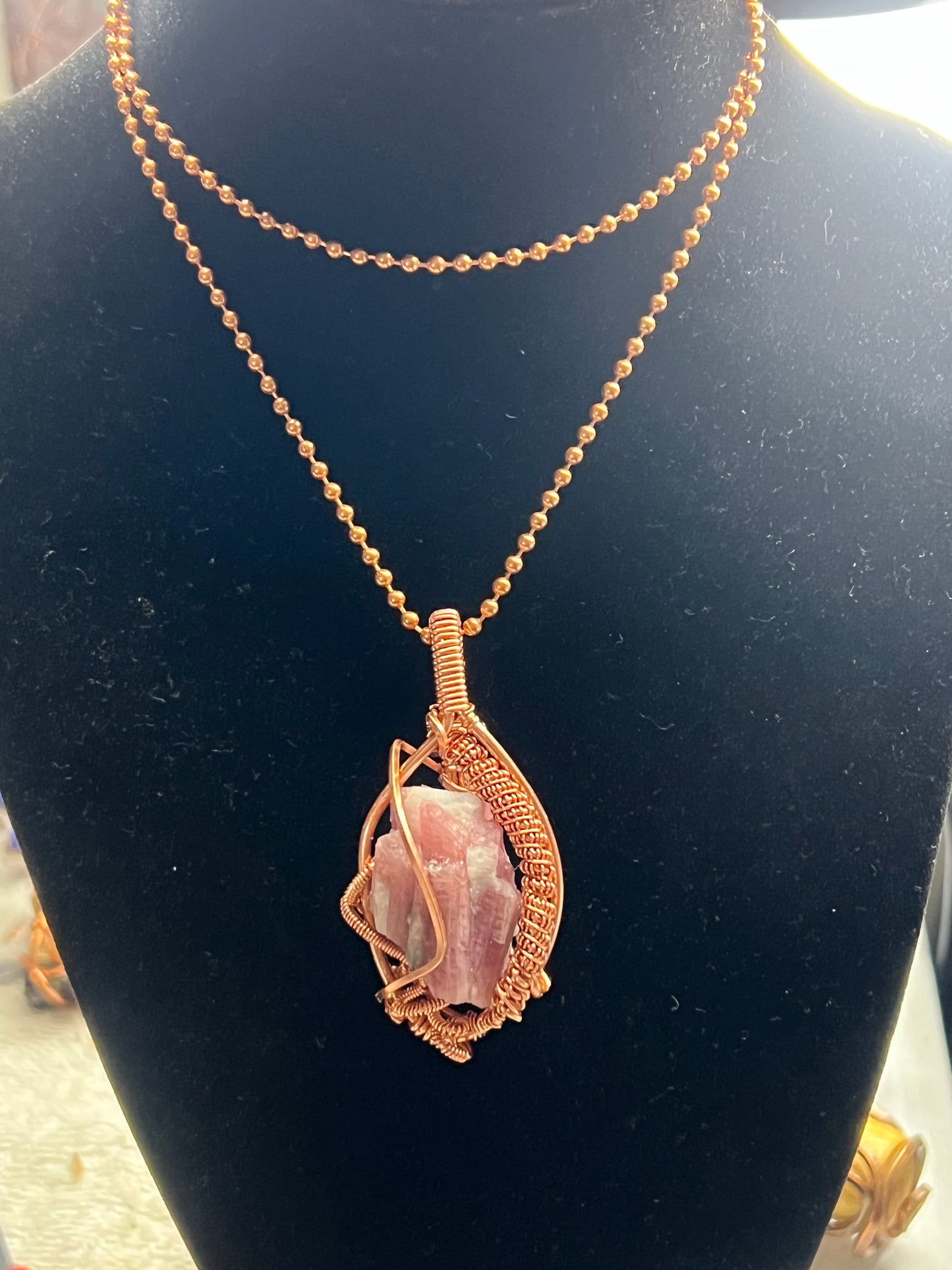 Pink Tourmaline Pendant