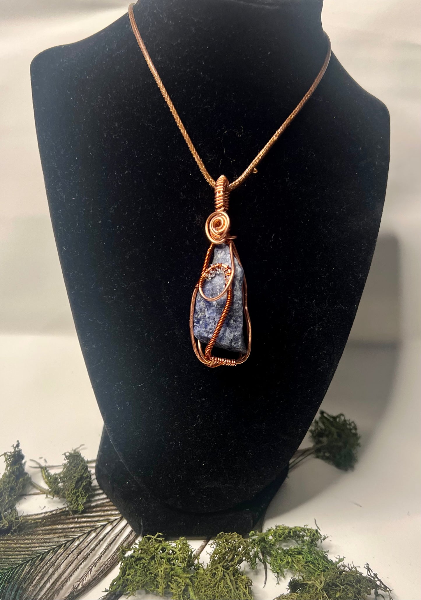 Raw Sodalite Pendant