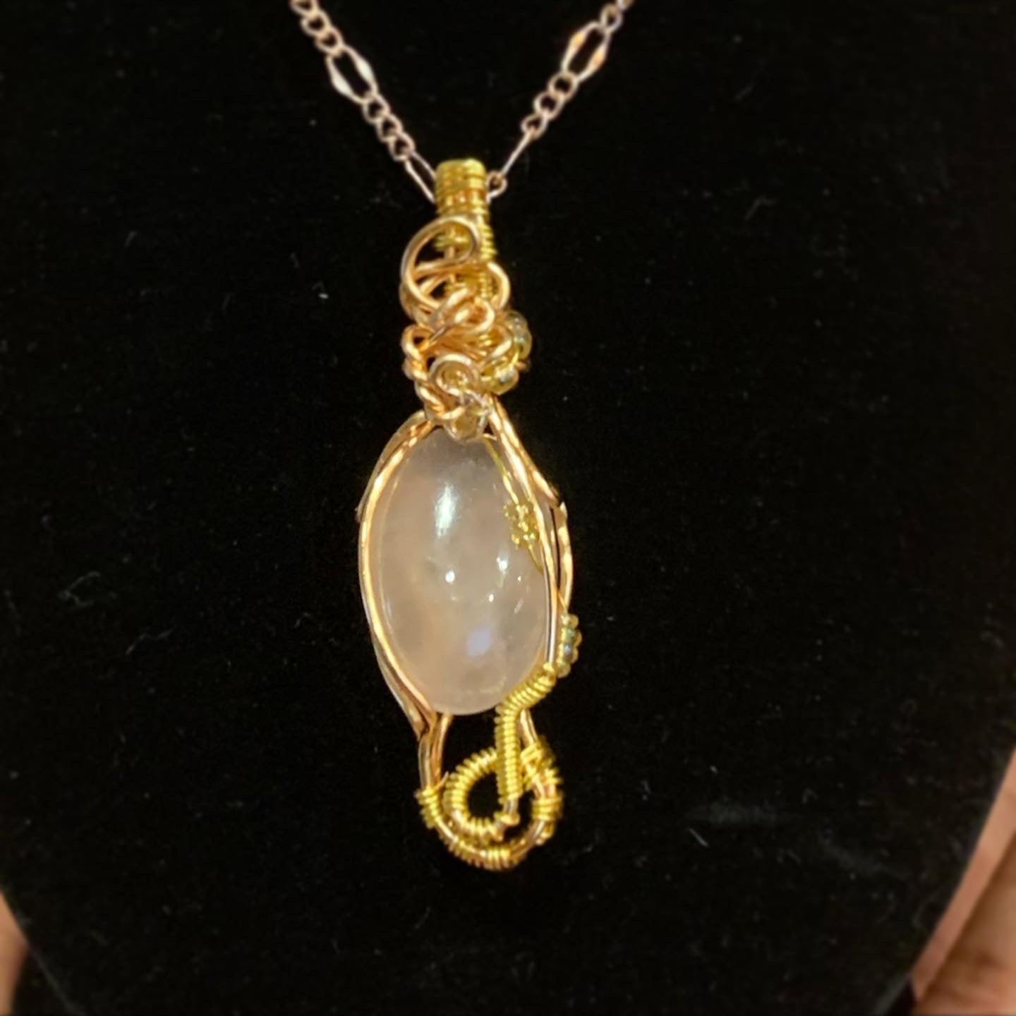Rose Quartz Pendant (polished)